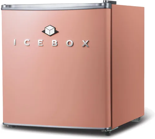 Miniatura 16 de ICEBOX Refrigerador compacto de 1.7 pies cúbicos, refrigerador pequeño certificado ENERGY STAR, mini refrigerador de una sola puerta con Verde menta