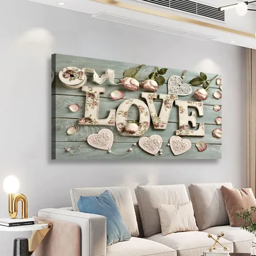 Miniatura 33 de Arte de pared de paisaje, impresiones en lienzo de paisajes naturales, decoración del hogar, bosque verde, pintura de árboles para sala de estar