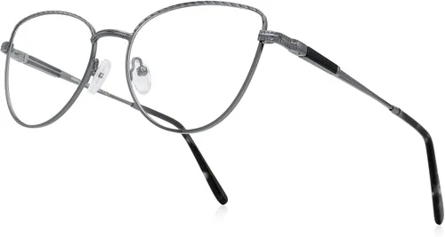 Miniatura 9 de RB. Pilot - Lentes de lectura retro de ojo de gato para mujer, con bloqueo de luz azul, lentes de computadora con bisagra de resorte