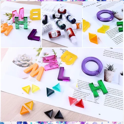 Miniatura 7 de LET'S RESIN Pasta de resina opaca, pasta de pigmento de resina epoxi de 10 colores cada 0.35 onzas, pastas de colorante gruesas y altamente