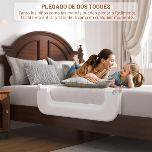 Miniatura 2 de FigTime Baranda de cama para niños pequeños, protector de baranda de cama de bebé para niños, barandas de cama para niños pequeños con ajuste