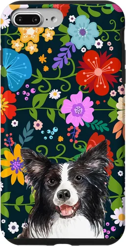 Miniatura 11 de Funda para iPhone 14 Border Collie Ditsy Flower Floral Pattern para mujer
