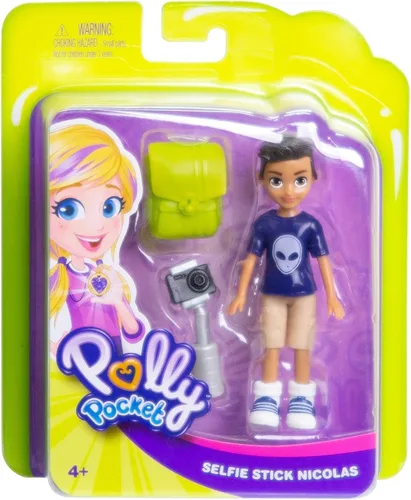 Miniatura 4 de Polly Pocket Muñeca de postura activa, Nicholas