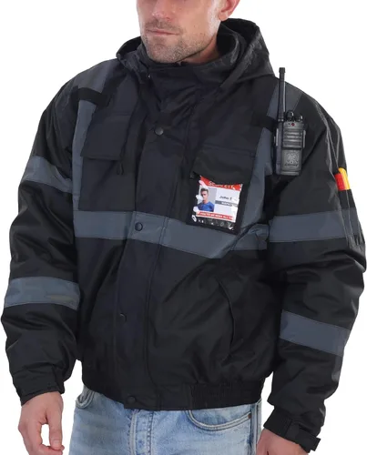 Miniatura 9 de sesafety Chaqueta reflectante para hombre, chaquetas de alta visibilidad, chaquetas de seguridad para hombre, chaquetas de bomber de construcción