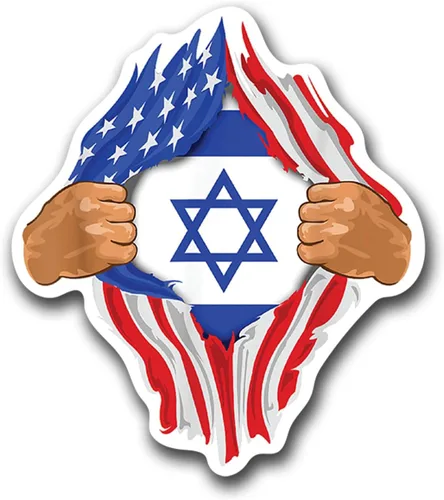 Miniatura 14 de Adhesivos de vinilo para defensores y aliados (Estados Unidos e Israel)