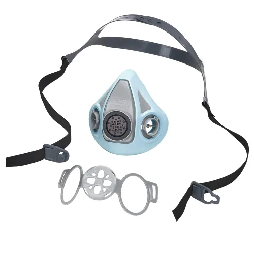 Miniatura 4 de MSA 10218529 Advantage 900 Respirador elastomérico de media máscara – Reemplazo rentable para respiradores desechables, filtros de respiración
