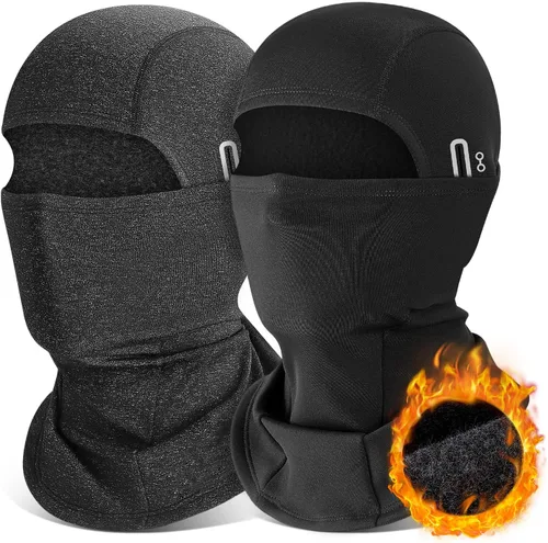 Miniatura 19 de Pasamontañas de invierno para hombres y mujeres, resistente al viento, máscara térmica para clima frío, para ciclismo, esquí, escalada