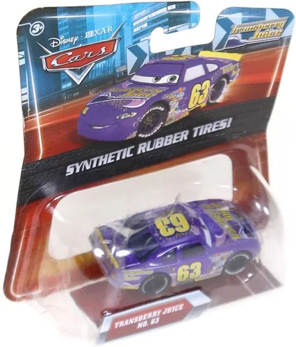 Disney / Pixar Cars Movie Exclusive 155 - Coche fundido a presión con neumáticos de goma sintética Transberry Juice