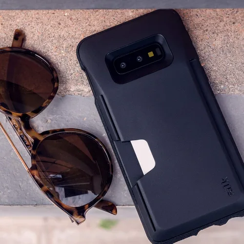 Miniatura 8 de Smartish Funda tipo cartera para Galaxy S10 Plus - Wallet Slayer Vol. 1 [funda protectora para tarjetas de crédito con agarre para Samsung] (seda)