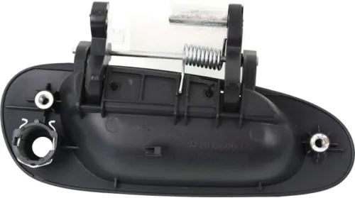 Miniatura 3 de KarParts360 Para Honda Civic 2002 2003 2004 2005 Manija de puerta exterior delantera, lado del conductor, negro liso con orificio para llave