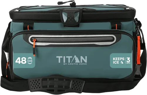 Miniatura 27 de Titan by Arctic Zone Deep Freeze Cooler - Zipperless Hardbody Cooler - Deep Freeze Insulation, HardBody Liner, and SmartShelf Seagrass