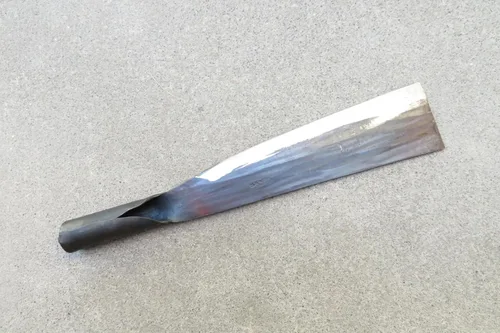 Miniatura 2 de Crudo - Machete de acero al carbono para exteriores con mango de acero de 10 pulgadas y 1.5 libras, afilado