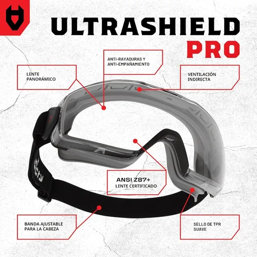 Miniatura 2 de NoCry Gafas de seguridad antivaho sobre anteojos para hombres y mujeres — ANSI Z87.1 Premium antiarañazos y UV380 — Protección ocular con lente