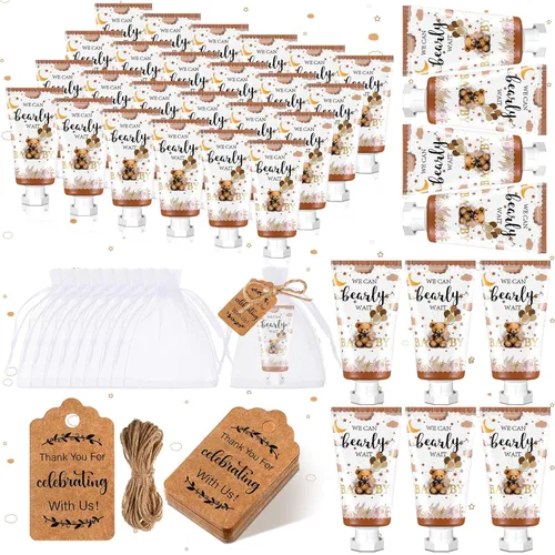 Miniatura 16 de 48 juegos/144 piezas de crema de manos para baby shower, regalos de fiesta para invitados, regalos de novia, boda, agradecimiento, mini juego