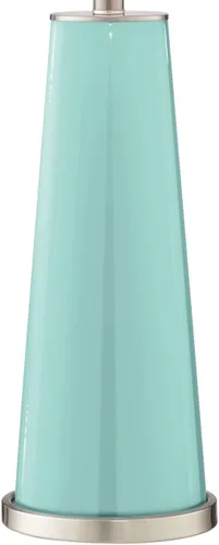 Miniatura 4 de Color + Plus Leo - Juego de 2 lámparas de mesa de cristal azul de 29 1/2 pulgadas