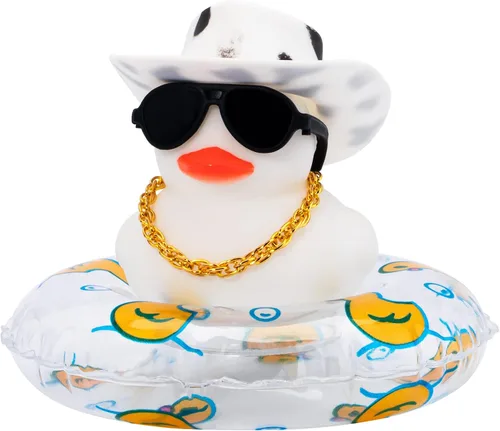 Miniatura 17 de wonuu Accesorios para automóvil, patos de goma, decoraciones de tablero de patos de goma, accesorios rosados, decoración de coche, patos