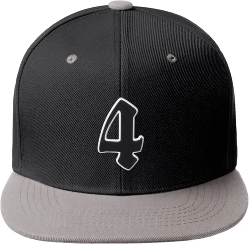 Miniatura 202 de Daxton Gorra clásica con visera de billete plano con letras del alfabeto inglés antiguo de la A a la Z