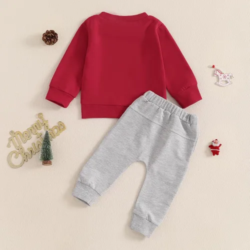 Miniatura 28 de Adobabirl Conjunto de sudadera y pantalones de Halloween para bebé, sudadera y pantalones con parche de calabaza para Halloween, otoño, ropa de bebé
