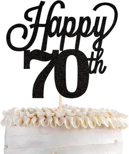 Miniatura 46 de 1 paquete de decoración para pastel de 12 años, purpurina negra número 12, doce cumpleaños, decoración para felicitaciones a 12 años de edad, 12