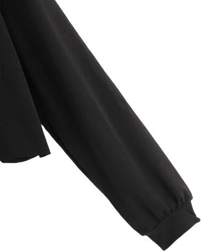 Miniatura 4 de SweatyRocks Sudadera casual de manga larga con capucha y cordón para mujer