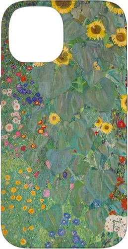 Miniatura 4 de iPhone 14 Plus Flower Garden Klimt Pintura Arte Floral Verde Cubierta Teléfono Funda