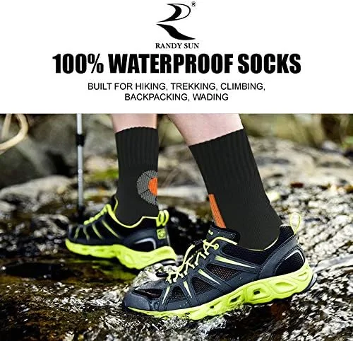 Miniatura 5 de RANDY SUN - Calcetines 100% impermeables, unisex, para practicar senderismo, caminar, correr, esquiar, etc