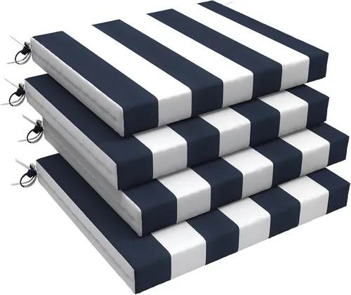 Miniatura 41 de LVTXIII Cojines para Sillas de Exterior, Cojines para Muebles de Patio Resistentes a la Decoloración, Cojines Cuadrados para Sillas de Esquina