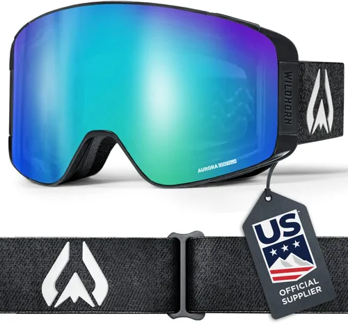 Miniatura 8 de Wildhorn Pipeline - Gafas de esquí para hombres y mujeres OTG, antiempañamiento y antiarañazos, para snowboard - Proveedor oficial del Equipo