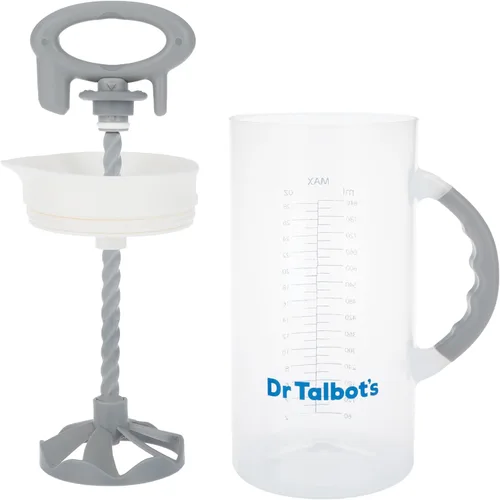 Miniatura 7 de Dr. Talbot's Mezclador de fórmula para bebés y jarra de almacenamiento de leche materna, sin derrames, sin grumos, 32 onzas, esencial para bebés