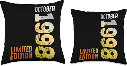 Miniatura 3 de Since October 1998 Retro 1998 Vintage 1998 October Throw Pillow