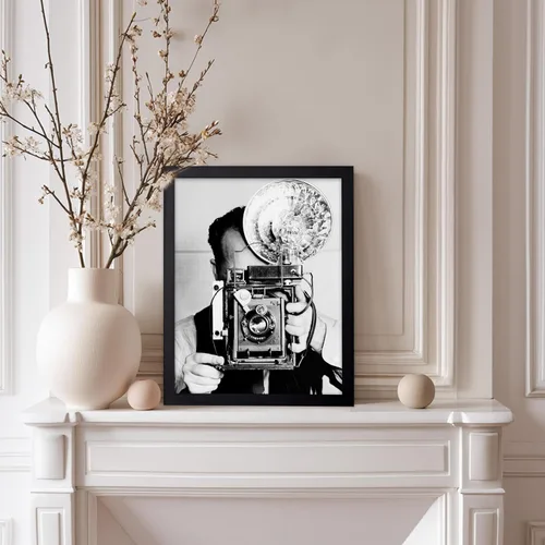 Miniatura 5 de Monem Art - Póster vintage con cámara antigua, impresión de fotógrafo retro, arte de fotografía, regalo para hombres, mujeres, camarógrafos, gran