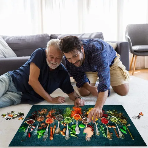 Miniatura 5 de Rompecabezas para adultos de 1000 piezas para adultos, rompecabezas de 1000 piezas, rompecabezas de 1000 piezas, especias del mundo