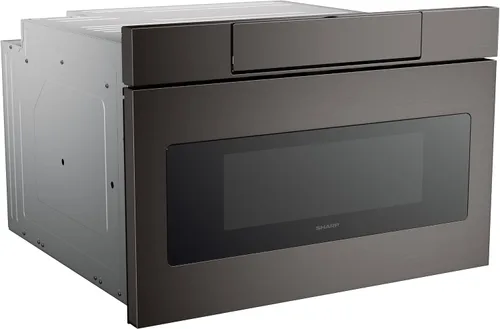 Miniatura 15 de SHARP SMD2470AH Horno de microondas con cajón, 24 pulgadas, 1.2 pies cúbicos, 950 vatios, panel de control oculto con pantalla LCD digital, acero