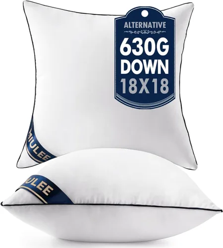 Miniatura 26 de MIULEE - Inserto de almohada de 14 x 36 pulgadas, almohada decorativa lumbar rellena de alternativa a plumón, inserto de relleno de almohada premium