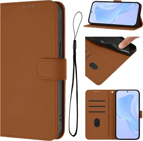 bojioderf Funda de piel sintética compatible con Nothing CMF Phone 1, compatible con Nothing CMF Phone 1, cierre magnético, soporte para tarjetas,