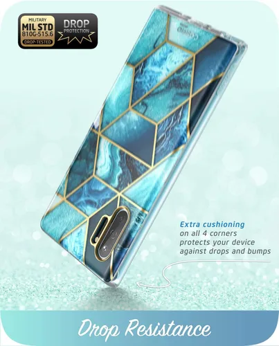Miniatura 5 de i-Blason Cosmo Series - Funda diseñada para Galaxy Note 10 (versión 2019), diseño de mármol protector sin protector de pantalla integrado