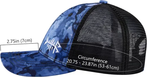 Miniatura 3 de BASSDASH Altimate Gorro de Pesca con Espalda de Malla para Hombres y Mujeres Gorra de Béisbol Camionero Ajustable