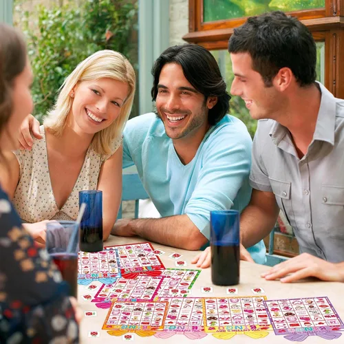 Miniatura 5 de Fancy Land Juego de bingo para el día de San Valentín para niños, 24 jugadores, troquelado, día de San Valentín, juego de actividades de fiesta