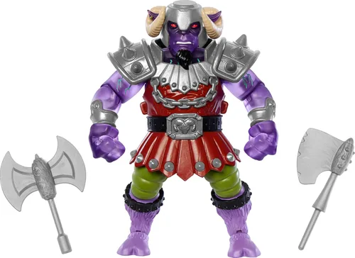 Miniatura 7 de Masters of the Universe Origins Turtles of Grayskull Beast Man Figura de acción de juguete, 16 articulaciones, TMNT y Motu Crossover con accesorios