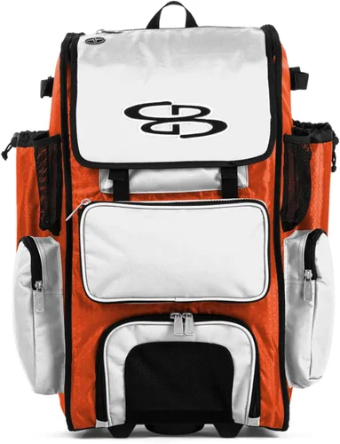 Miniatura 73 de Boombah Rolling Superpack - Bolsa para equipo de béisbol/sóftbol, varios colores, mango telescópico y capacidad para 4 murciélagos, versión
