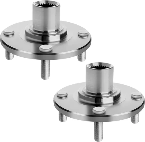 SCITOO Cojinete de rueda y buje de repuesto 518510 Ajuste delantero para Ford Focus 2000-2011 Conjunto de rodamiento de buje 4 lengüetas no ABS [2