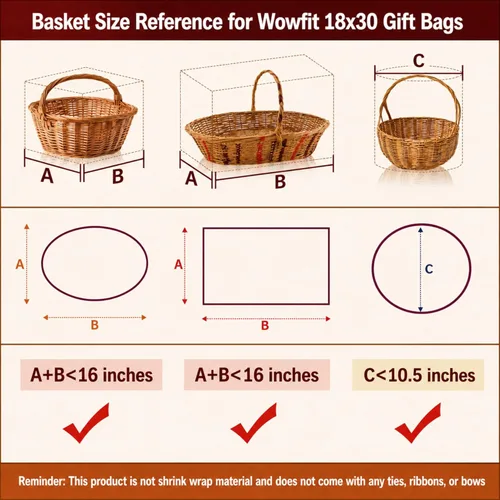 Miniatura 2 de Wowfit - Juego de 10 bolsas de celofán transparentes perfectas para cestas de regalo, regalos, bodas, fiestas de novia o de bebé y más