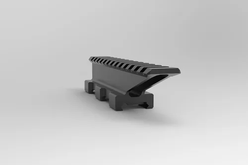 Miniatura 7 de Triton Atlas - Soporte elevador Picatinny de grado táctico de 13 ranuras, perfil alto de 1.2 pulgadas
