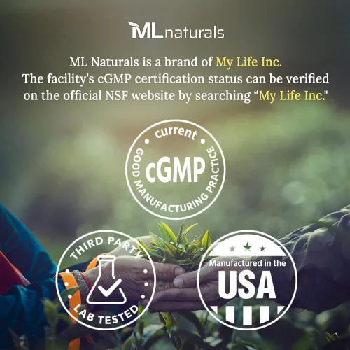 ML Naturals Sulfato de condroitina 1,200 mg (por porción), 120 cápsulas veganas, apoya la flexibilidad y movilidad de las articulaciones