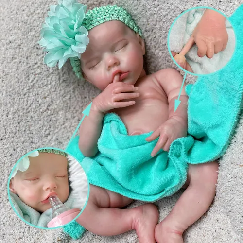 Miniatura 2 de OtardDolls Muñecas de bebé Reborn realistas de 18 pulgadas, silicona suave, lavable, incluye ropa y biberones