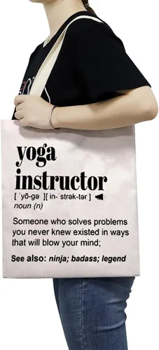Miniatura 6 de TSOTMO Instructor de yoga Bolsa de maquillaje Bolsa de maquillaje Profesor de yoga Regalo de agradecimiento Instructor de yoga Regalo