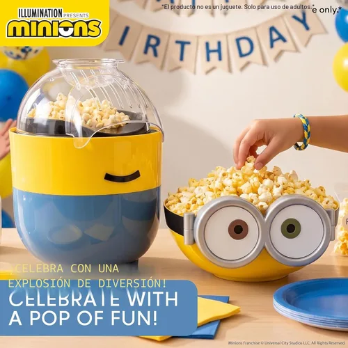 Miniatura 7 de Uncanny Brands Minions - Máquina para hacer palomitas de maíz - Electrodoméstico de cocina