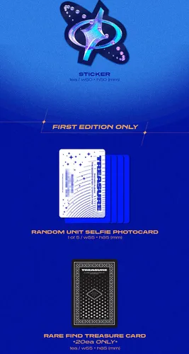 Miniatura 7 de ( PHOTO BOOK Ver. ) TREASURE THE SECOND STEP : CHAPTER TWO 2nd Mini Album ( LIGHT GREEN + DEEP BLUE - 2 Ver Full Set )+1ea Folded Poster(First Press