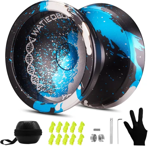 C130 yoyo Profesional Sensible Yoyo Rodamiento para Principiantes Rodamiento No Sensible de Dedo Girar Yoyos Truco Yoyo Pro yoyos con Accesorios de