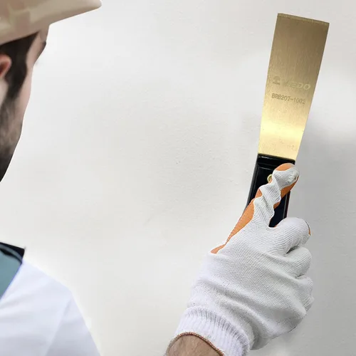 Miniatura 6 de WEDO Cuchillo de masilla de latón de 1-1/4 pulgadas, raspador de pintura, cuchillo de espiga, raspador de papel tapiz, herramienta de pintores
